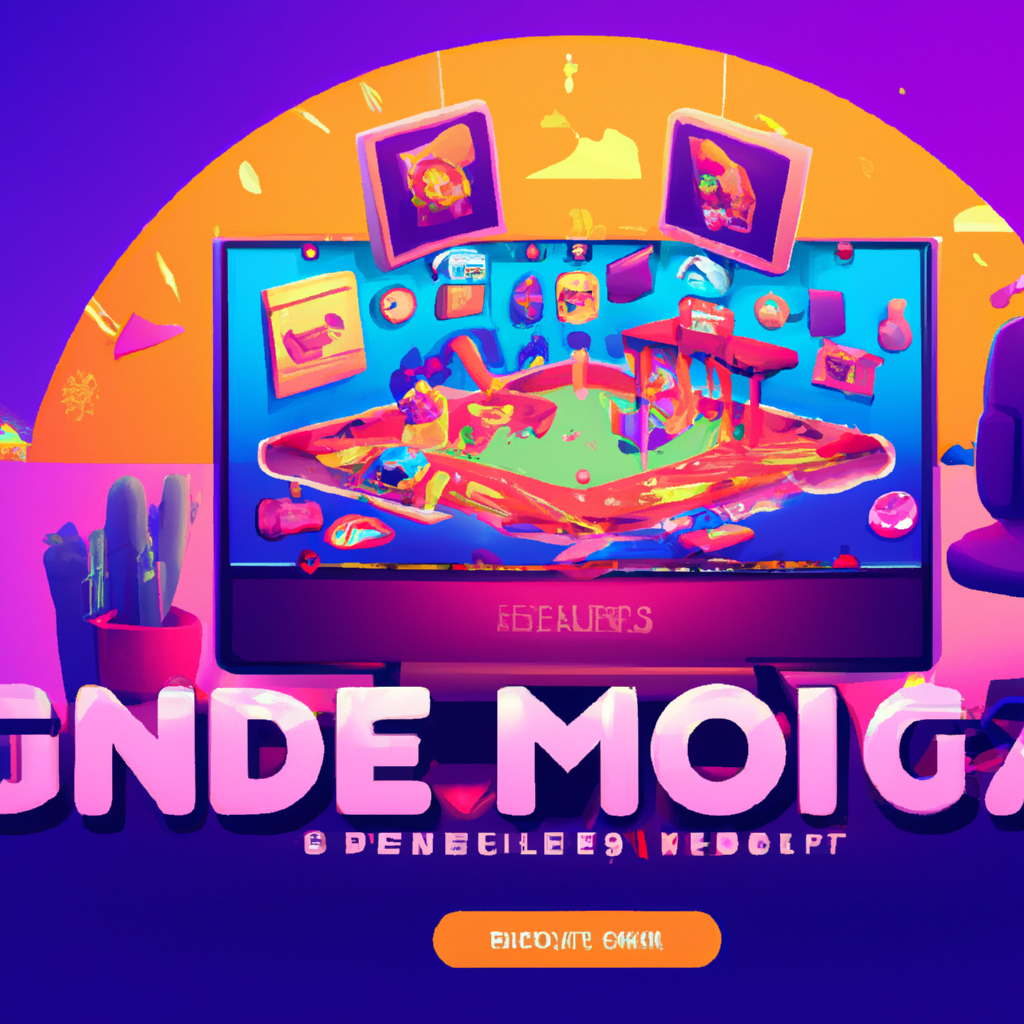 Arcade montage — players, UI, neon arenas